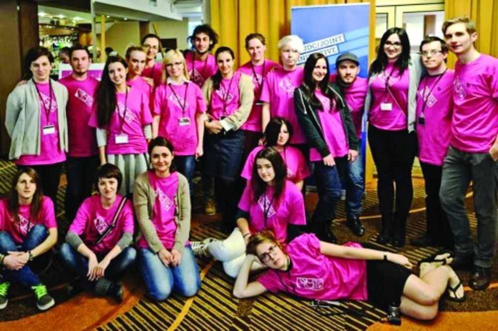 Volunteers from the Limmud Keshet conference in 2014. /JDC